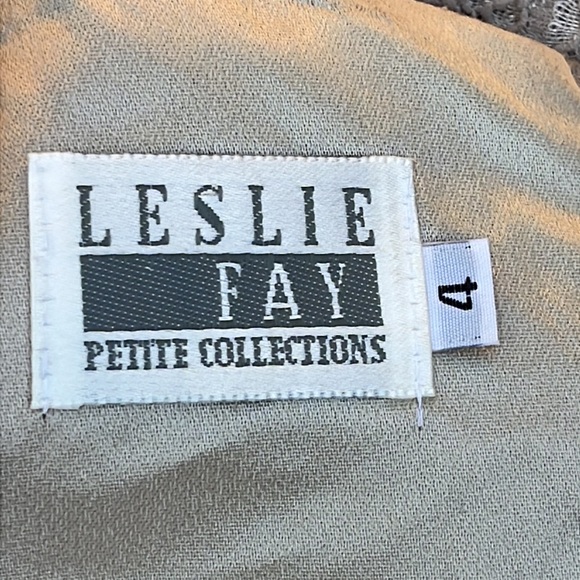 Leslie Fay vintage dressy dress 6P - Picture 7 of 12